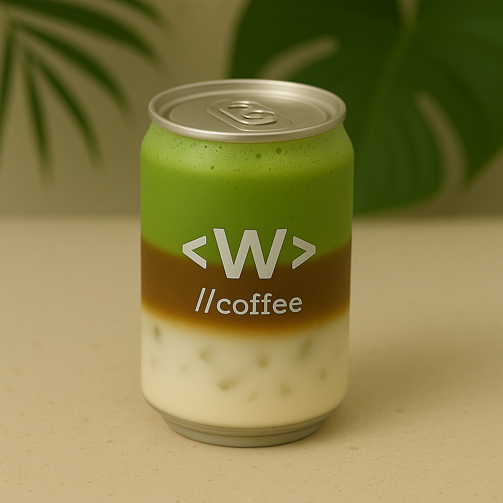 Iced Dirty Matcha