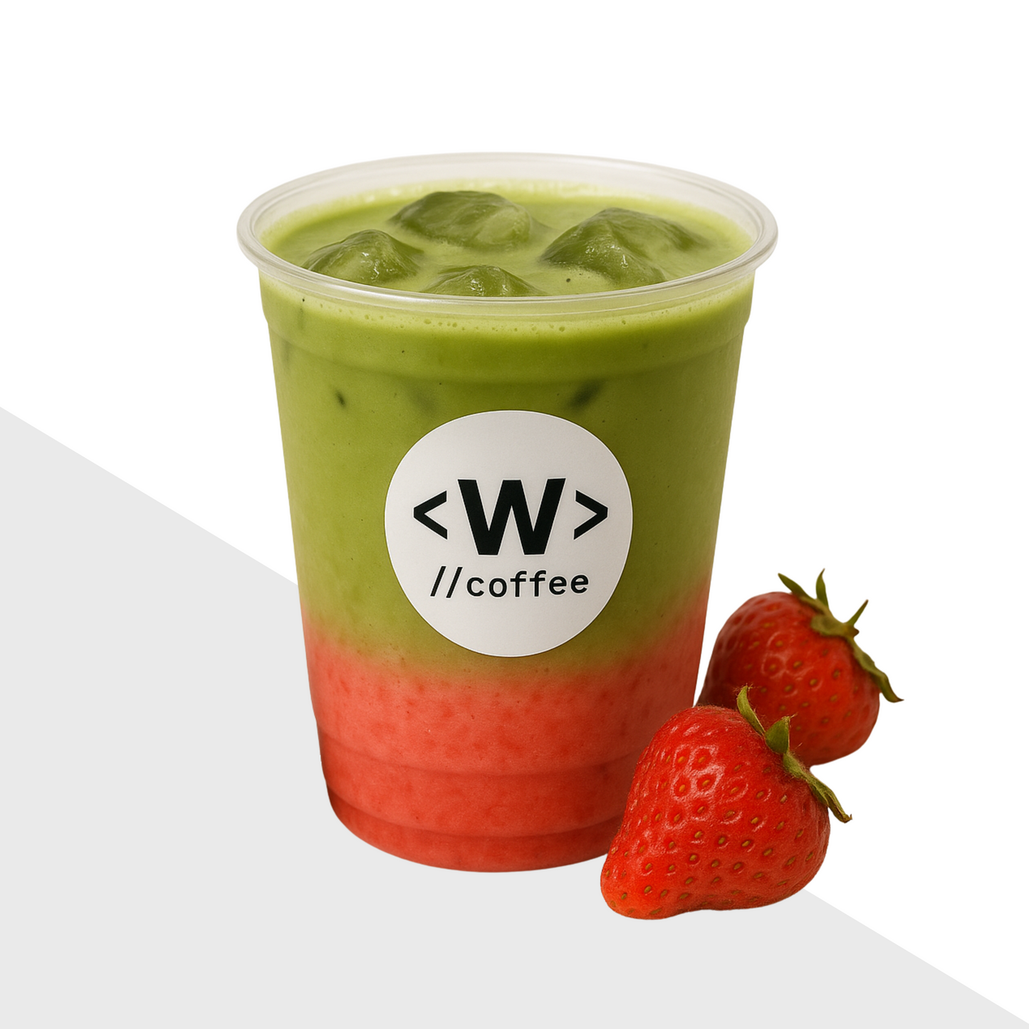 Iced Strawberry Matcha