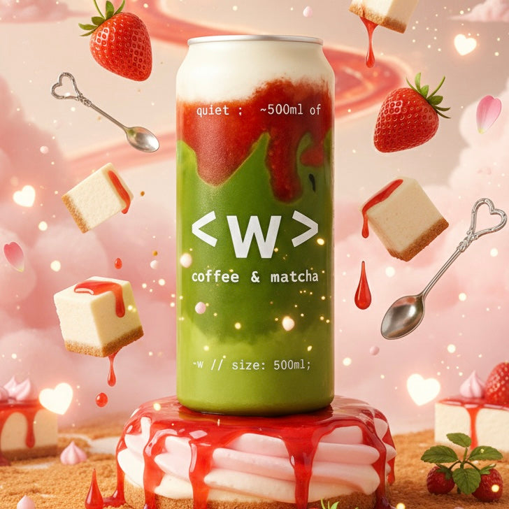 Strawberry Cheesecake Matcha - 500ml